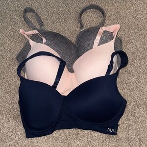 Nautica Women's Bras in Navy, Pink, and Gray NWOT